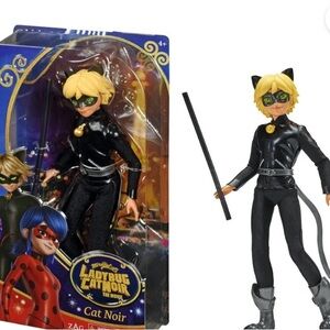 Miraculous Ladybug & Cat Noir Movie Exclusive Cat Noir Figure Doll SEALED! MINT!